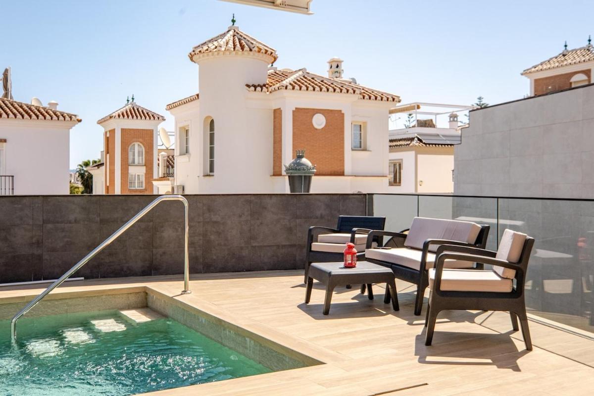 Villa Antonia Mar - Private & Heated Pool - Punta Lara Нерха Екстериор снимка